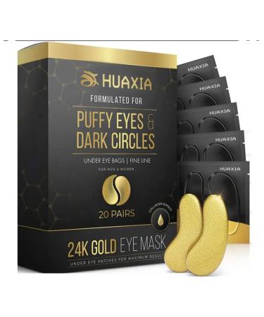 mascarillas de tratamiento ocular con colageno Parches para el cuidado de la piel bajo los ojos de oro de 24 Kilates