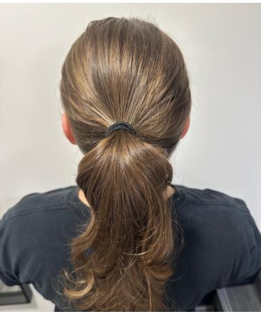 24 Elastic Hair Bands 4mm Elastic Hair Ties Ponytail Holders Bulk Hair Ties No Metal Gentle Elastics for Women Men Girls Kids Black - Buy Online on GoSupps.com