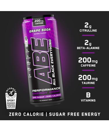 Applied Nutrition Applied Nutrition ABE Pre Workout Cans - ABE Pre-Workout Drinks Energy & Performance Sugar Free Caffeine (Pack of 12 Cans x 330 ml) - Buy Online on GoSupps.com