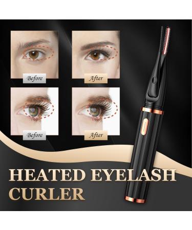 Shop Heated Eyelash Curlers - 2 in 1 Clip-Type 24-Hour Natural Curl USB Rechargeable Perfect Gift for Women & Girls - Buy Online on GoSupps.com