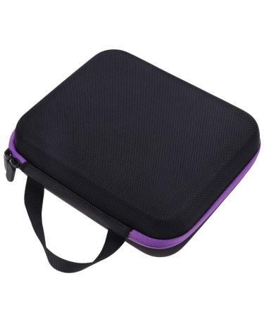 Healifty 1pc Essential Oil Bag Portable Makeup Bag 15ml Bottle Bag Cosmetics Bottle Bag Purple