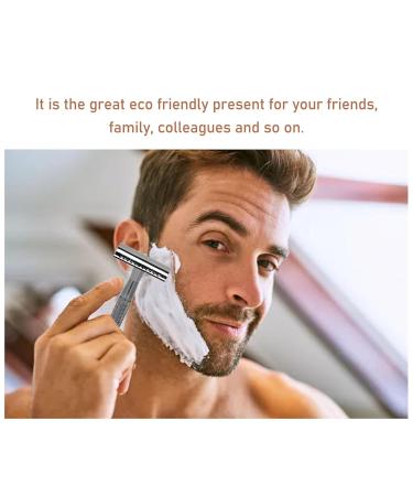 Premium Wet Razor for Men - Double Blade Manual Trimmer with Stand | Irritation-Free Shaving | Waterproof Metal Design | Perfect Gift for Him & Her - Buy Online on GoSupps.com