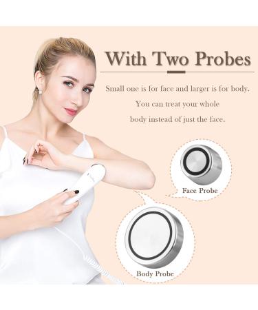 Uaike RF Radio Frequency Skin Tightening Device - 3 Energy Levels - Home Use Facial Machine for Face and Body - Buy Online on GoSupps.com