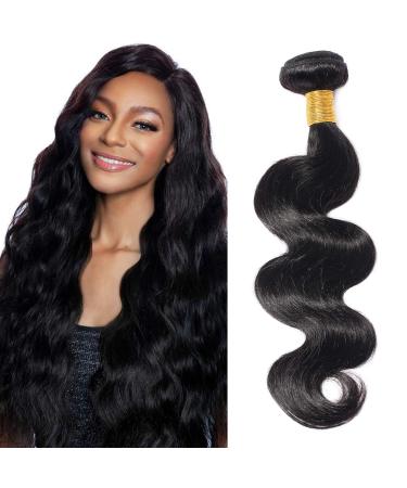 12 Bundle Brazilian Body Wave Human Hair Extensions - 100% Virgin Natural Black Weave - Buy Online on GoSupps.com