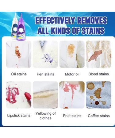 Active Enzyme Clothing Stain Remover - White Shirt Guardian Active Enzyme Laundry Stain Remover Garment Stubborn Stain Cleaner Oil Remover - Buy Online on GoSupps.com