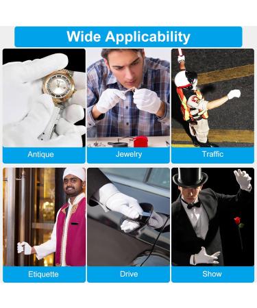 Moisturising Gloves 7 Pairs Cotton Gloves for Eczema Night Gloves for Dry Hands Washable White Cotton Gloves Fits Men and Women 7 Pair 7.0 - Buy Online on GoSupps.com