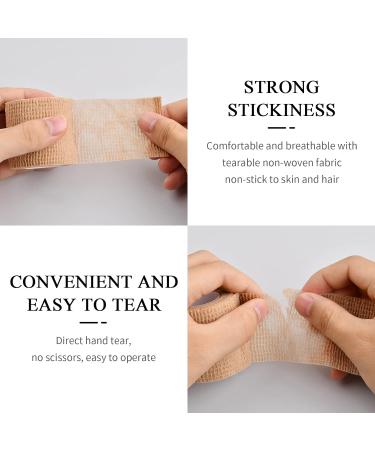 12 Rolls Elastic Cohesive Bandages 5 cm x 4.5 m Breathable Self Adhesive Bandage Non Woven Wrap Tape for Sports Knee Wrists Ankle Sprains Animal Pet Vet (Skin Color) - Buy Online on GoSupps.com