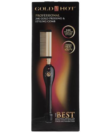 Gold N Hot Professional Styling Comb with Multi-Temp Regulator 200F - 430F - Buy Online on GoSupps.com