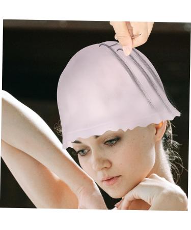 HAPINARY Silicone Highlighter Cap Hair Dyeing Color Caps Hair Frosting Cap Highlight Cap for Hair Crochet Needles for Hair Salon Hairdressing Tools Hair Highlight Hat Hats - Buy Online on GoSupps.com