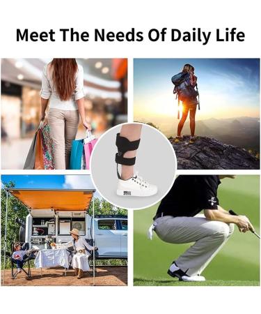 Carbon Fiber Foot Drop Bracket | Ankle Orthosis Splint Support for Stroke & Hemiplegia | Gait Assist - Left Color - Buy Online on GoSupps.com