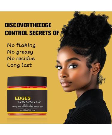 Strong Hold Hair Styling Gel 100ml Strong Non-Greasy Hair Gel Edge Controls Gel for Afro Hair Edge Control Gel for Women Edge The Control Hair Gel for Women Hair Styling Products (3pc) - Buy Online on GoSupps.com