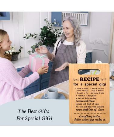 Gigi Gifts for Grandma | Unique Birthday & Mother's Day Gifts from Grandchildren | Special Recipe Cutting Board Gift - Buy Online on GoSupps.com