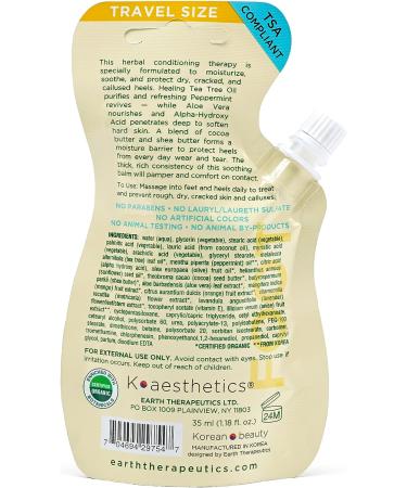 Earth Therapeutics Intensive Heel Repair Pouch - TSA-Approved Travel Size - Buy Online on GoSupps.com