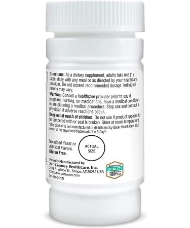 21st Century One Daily Essential Multivitamin - 100 Tablets for Optimal Health - Buy Online on GoSupps.com
