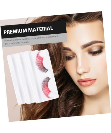 ABOOFAN 15 Pairs Halloween False Eyelashes Eye Lashes Extension for Halloween Red Fake Lashes for Costume Party Halloween Makeup Eyelashes Dramatic Eyelashes Imported Fiber Prom Extend 5d - Buy Online on GoSupps.com