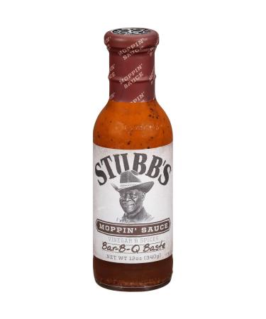 Stubb's Moppin' Sauce BBQ Baste, 12 oz (Pack of 4)