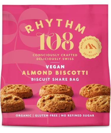 Rhythm 108 Organic Vegan Gluten & Dairy Free Tea Biscuits Share Bag Mixed Case of 6 x 135g - Buy Online on GoSupps.com