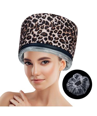 CZYAM 110V Hair Steamer Deep Care Heat Cap with 1* Shower Cap Adjustable Hair Conditioning Cap with Intelligent Protection with 2 Level Temperature Control With Shower Cap