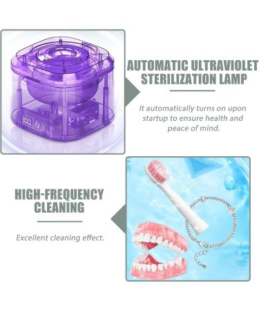  GOMETY Ultrasonic Cleaner 49000Hz with UV Light 340ml Ultrasonic Cleaner 4 Cleaning Modes for Gutter Dentures Retention Aligner - Buy Online on GoSupps.com