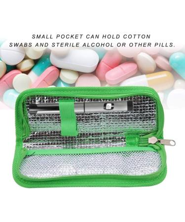 Diabetic Bag MAGT Portable Insulin Cooler Green - Medical Travel Organizer Case - Buy Online on GoSupps.com