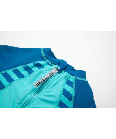 BONVERANO Baby Boys Dinosaur Swimsuit | Long Sleeve UPF 50+ Toddler Bathing Suit | 12-18 Months - Buy Online on GoSupps.com