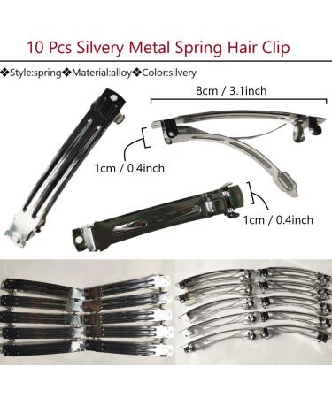 AOUXSEEM Faux Leather Hair Bows DIY Kit | Pre Cut Pieces, Hair Clips Included | Large Size 10 Set | Create Fashionable Hair Accessories for Girls and Women - Buy Online on GoSupps.com