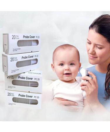 100pcs Ear Thermometer Probe Covers - Refill Lens Filters for All Braun Digital Thermometers - Disposable Thermometer Covers - Buy Online on GoSupps.com