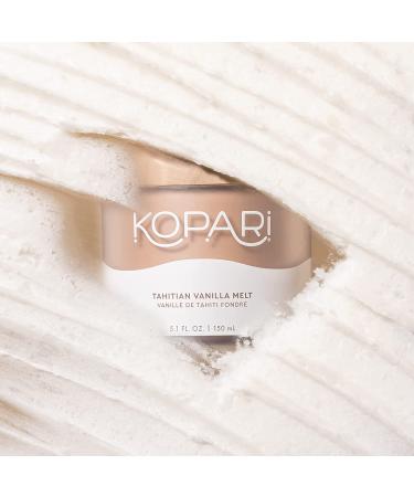 Kopari Tahitian Vanilla Coconut Melt - 100% Unrefined Coconut Oil Moisturizer for Body, Hair & Face | Vegan & Cruelty-Free | 5 Oz - Buy Online on GoSupps.com