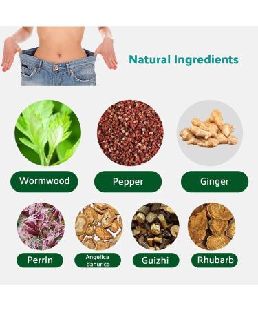 Zhilianzhao Natural Navel Patch - Quick Slimming & Pain Relief Comfortable & Breathable Anti-Allergic Wormwood Paste (10 Pieces) - Buy Online on GoSupps.com