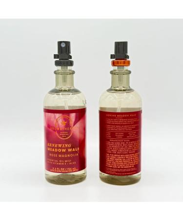 Renewing Meadow Walk Rose Magnolia 2-Piece Aroma Bath Bundle | Pack of Two Essential Oil Body Mists 5.3oz Each - Buy Online on GoSupps.com