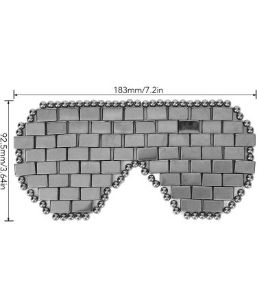 Terahertz Stone Eye Cover - Portable Cold/Hot Tension Relief & Cooling Energy Stone - Buy Online on GoSupps.com