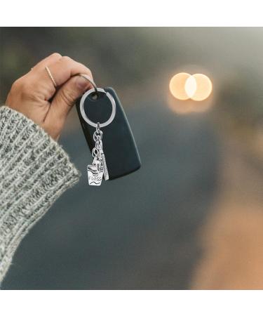 Premium Sosoport Toothbrush & Toothpaste Keychain - Unique Metal Dental Pendant Gift for Hygienists - Buy Online on GoSupps.com