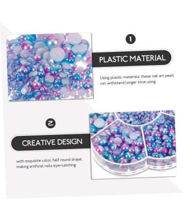 FOMIYES 1 Box Plum Blossom Nail Art Accessories Nail Decor Charm Nail Decoration Charm Nail Charms Nail Art Charms Plastic Purple Plum Bossom Pearl 10.30X10.30X2.50CM Purple - Buy Online on GoSupps.com