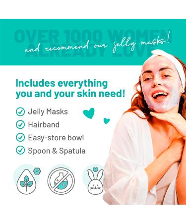 BR UN Peel-Off Hyaluronic AC Jelly Mask for Face Care A 23 fl oz Rubber Mask Jar for 30 to 35 Treatments A Skin Care Moisturizing Gel Mask of Spa Set for Men Women and Adults - Buy Online on GoSupps.com
