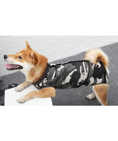 PetYoung Dog Recovery Suit - Camouflage Vest for Small & Medium Dogs | Post-Surgery Wound Protection - XXXL Size - Buy Online on GoSupps.com
