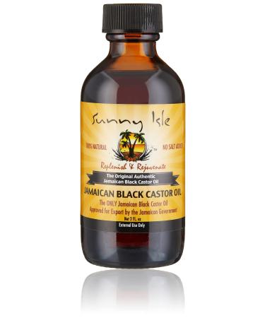 Sunny Isle Jamaican Black Castor Oil  2 Fluid Ounce