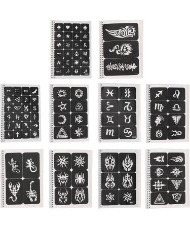 Shop Reusable Stencils - 99 Waterproof Body Art Patterns for Women & Kids | Perfect for Parties - Buy Online on GoSupps.com