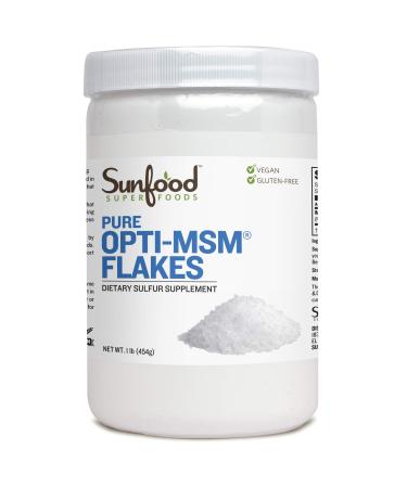 Sunfood Pure Opti-MSM Flakes 1 lb (454 g)