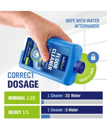 Floor Cleaner for Wiping Robots 750ml Concentrate - for all Wiping & Suction Robots with Wet Function - Buy Online on GoSupps.com