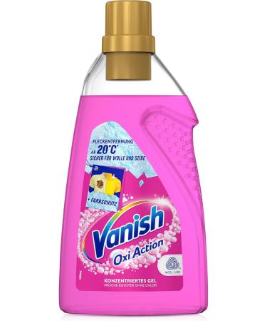 Vanish Oxi Action Gel Pink 1.5L - Chlorine-Free Stain Remover & Laundry Booster for Colored Clothes | International Shipping - Buy Online on GoSupps.com
