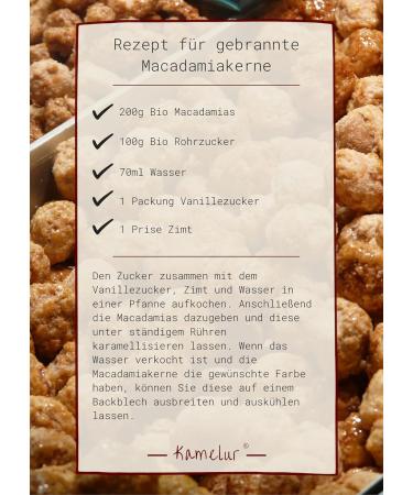 Buy Kamelur 1kg Organic Raw Macadamia Nuts - Class 1 Unshelled & Untreated - Premium Quality for Healthy Snacking - Buy Online on GoSupps.com