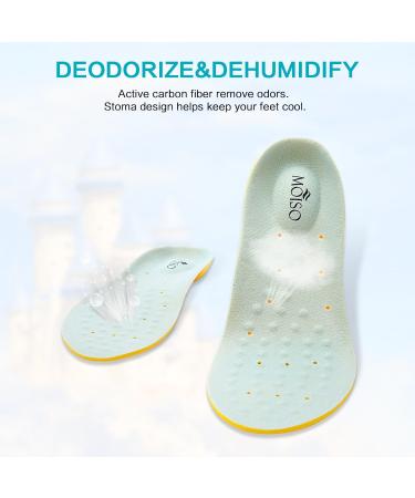 Moiso Orthopedic Insoles with Arch Support & Gel Massage - Relief for Foot Pain & Plantar Fasciitis (EU 42-45) - International Shipping Available - Buy Online on GoSupps.com