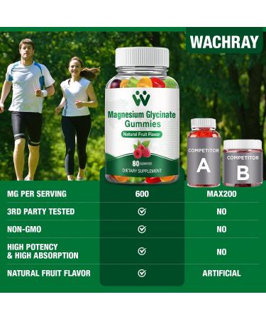 Magnesium Glycinate Gummies 400 - Buy Online on GoSupps.com