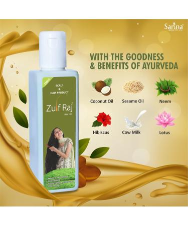 Sarina Herbal Zulf Raj Hair Oil 100Ml - Buy Online on GoSupps.com