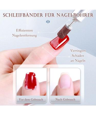 Scettar 400 PCS Colorful Gel Nails - Professional Nail Drill Attachments & Sanding Tapes for Manicure & Pedicure - Perfect for Nail Art & Design - Buy Online on GoSupps.com