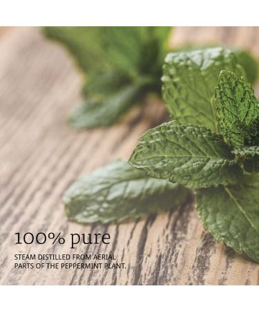 Now Foods Peppermint Essential Oil 2 fl oz - Pure Aromatherapy - Buy Online on GoSupps.com