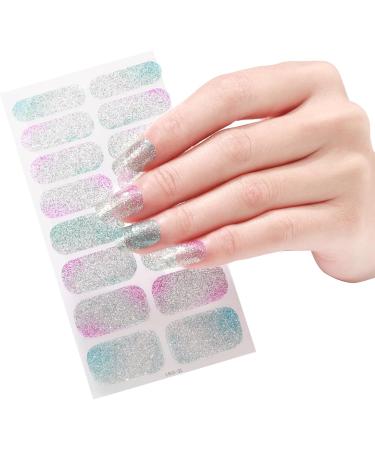 Buy Semi Cured Gel Nails Art Sliders - UV LED Lamp Nail Decals & Stickers for Stunning Manicure | Style ZE0393 - Buy Online on GoSupps.com