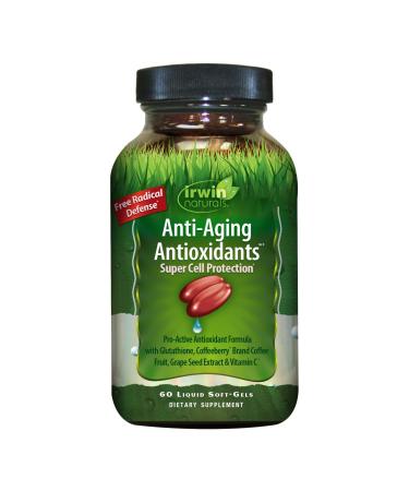 Irwin Naturals Anti-Aging Antioxidants 60 Liquid Soft-Gels