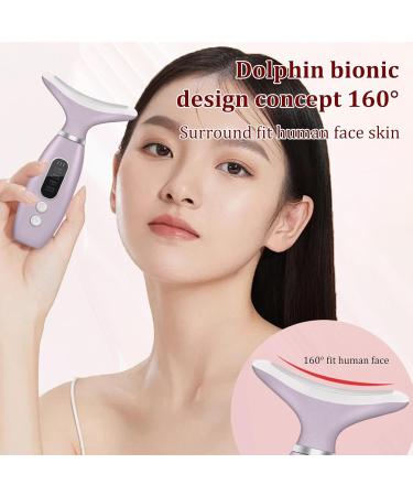 Neck and Face Massager - Beauty Massager for Face and Neck | Electric Tightening Massager Face Neck Massager for Skin Care Tightens and Lifting - Buy Online on GoSupps.com