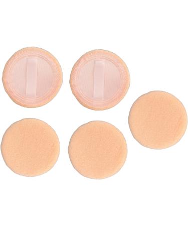 ACOGEDO Soft Makeup Puff Set of 5 Soft Texture and Good Powder Hold Three Colors Available Washable Face Powder Plow for Cosmetics ORANGE Orange - Buy Online on GoSupps.com